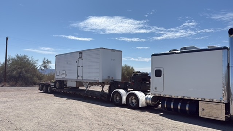Heavy haul oversized load delivery by Exodus Logistix